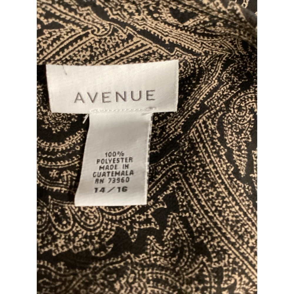 AVENUE Women's (Size 14/16) Long Sleeve Button Down Collared Skirt Set‎ - Picture 6 of 7